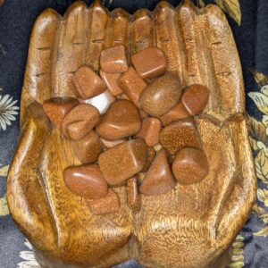 Goldstone (Red Sandstone) (tumbled)